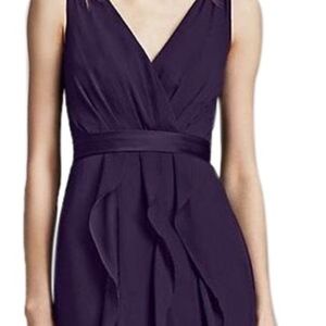 Chiffon Bridesmaid Dress with Cascading Skirt